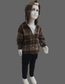  %100 Pamuk Erkek Çocuk Oduncu Gömlek Takım-1